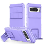 Custodia per telefono camshield scorrevole con supporto stereoscopico, For Google Pixel 9 Pro XL, For Google Pixel 9 Pro, For Google Pixel 8 Pro