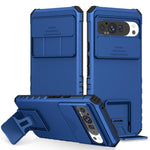 Custodia per telefono camshield scorrevole con supporto stereoscopico, For Google Pixel 9 Pro XL, For Google Pixel 9 Pro, For Google Pixel 8 Pro