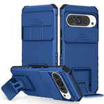 Custodia per telefono camshield scorrevole con supporto stereoscopico, For Google Pixel 9 Pro XL, For Google Pixel 9 Pro, For Google Pixel 8 Pro