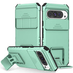 Custodia per telefono camshield scorrevole con supporto stereoscopico, For Google Pixel 9 Pro XL, For Google Pixel 9 Pro, For Google Pixel 8 Pro