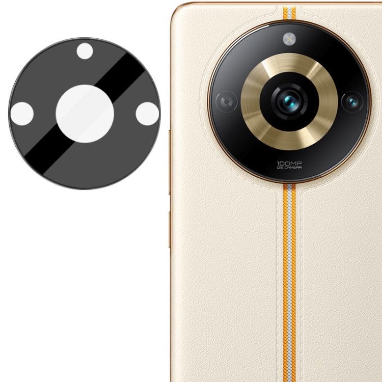 Pellicola in vetro per obiettivo fotocamera posteriore IMAK versione nera, For Realme 12 Pro 5G / 12 Pro+ 5G, For Realme C67 4G Global, For Realme GT5 5G, For Realme 11 5G, For Realme 11 Pro 5G / 11 Pro+ 5G