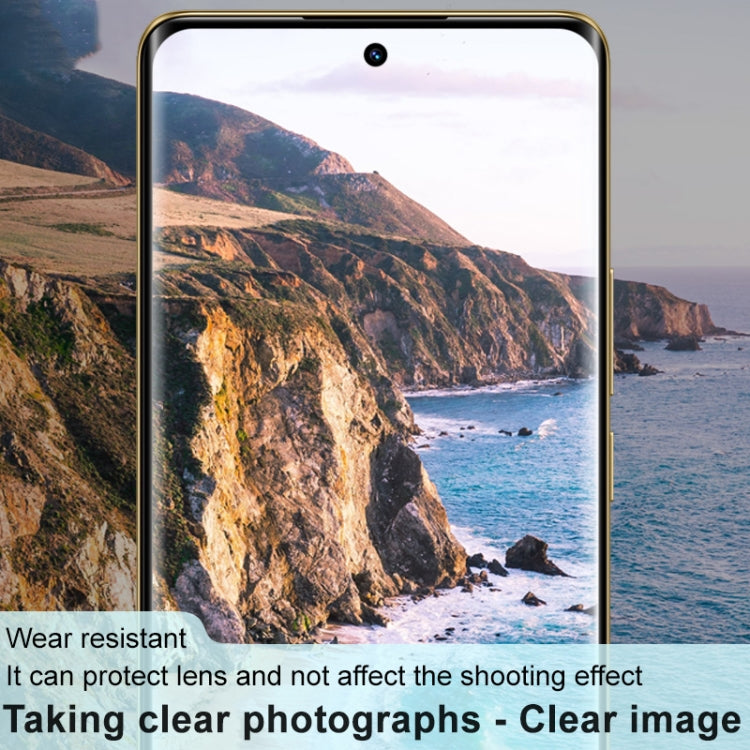 Pellicola in vetro per obiettivo fotocamera posteriore IMAK versione nera, For Realme 12 Pro 5G / 12 Pro+ 5G, For Realme C67 4G Global, For Realme GT5 5G, For Realme 11 5G, For Realme 11 Pro 5G / 11 Pro+ 5G