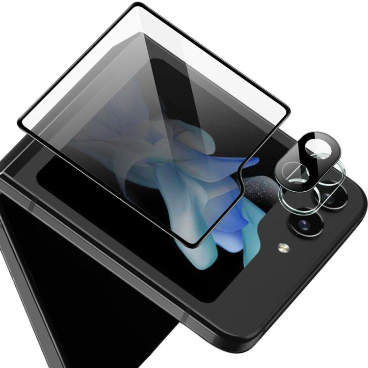 imak Pellicola con lente in vetro integrata ad alta definizione Versione nera, For Samsung Galaxy Z Fold5 5G, For Samsung Galaxy Z Flip5 5G