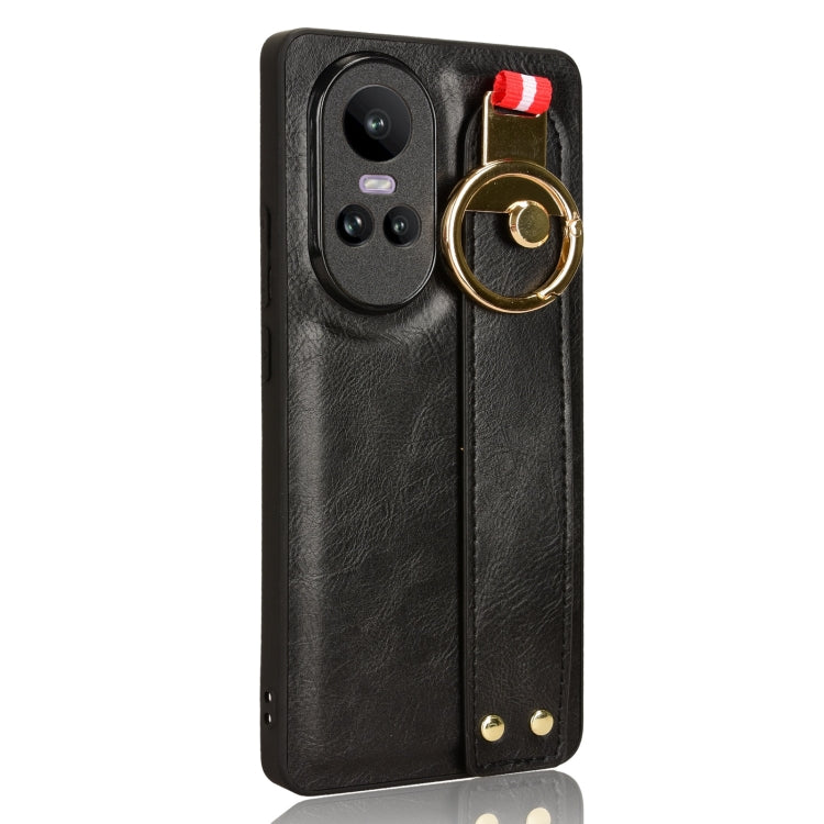 Custodia per telefono posteriore in pelle con cinturino, For OPPO Reno10 /10 Pro 5G Global, For OPPO A78 4G, For OPPO K11X 5G, For OPPO Find X8 Pro
