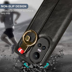 Custodia per telefono posteriore in pelle con cinturino, For OPPO Reno10 /10 Pro 5G Global, For OPPO A78 4G, For OPPO K11X 5G, For OPPO Find X8 Pro