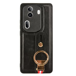 Custodia per telefono posteriore in pelle con cinturino, For OPPO Reno11 Pro, For OPPO Find X7 Ultra, For OPPO A79 5G Global / A2, For OPPO K11 5G