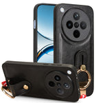 Custodia per telefono posteriore in pelle con cinturino, For OPPO Reno13 F 5G, For OPPO Find X8, For OPPO K12x 5G / A3 Pro Global, For OPPO A3x 5G