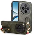 Custodia per telefono posteriore in pelle con cinturino, For OPPO Reno13 F 5G, For OPPO Find X8, For OPPO K12x 5G / A3 Pro Global, For OPPO A3x 5G