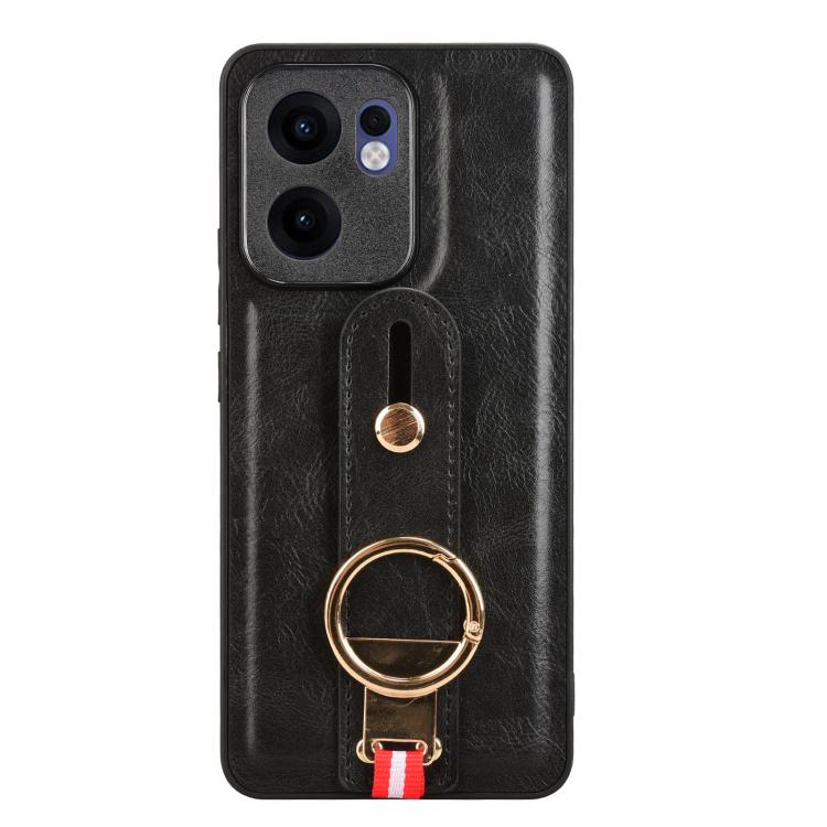 Custodia per telefono posteriore in pelle con cinturino, For OPPO Reno13 F 5G, For OPPO Find X8, For OPPO K12x 5G / A3 Pro Global, For OPPO A3x 5G