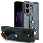 Custodia per telefono posteriore in pelle con cinturino, For OPPO Reno13 F 5G, For OPPO Find X8, For OPPO K12x 5G / A3 Pro Global, For OPPO A3x 5G