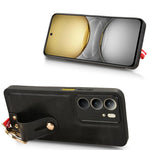 Custodia per telefono posteriore in pelle con cinturino, For Realme C75, For Realme 13 Pro 5G, For Realme C63 4G / C61 4G, For Realme Narzo N63 4G