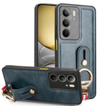 Custodia per telefono posteriore in pelle con cinturino, For Realme C75, For Realme 13 Pro 5G, For Realme C63 4G / C61 4G, For Realme Narzo N63 4G
