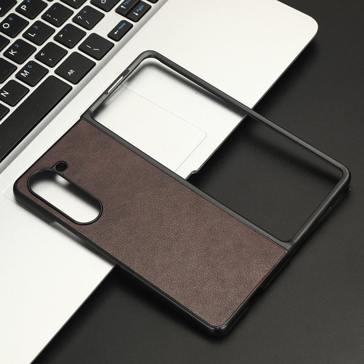 Custodia posteriore Samsung Galaxy Z Fold5 in PC e PU