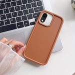 Custodia TPU satinata per smartphone compatibili iPhone