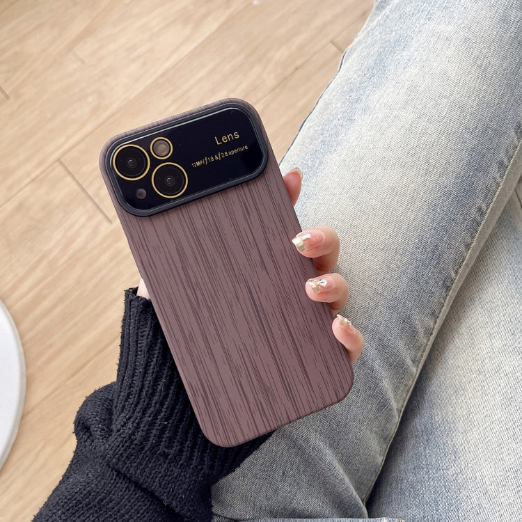 Custodia TPU a grana di legno per iPhone