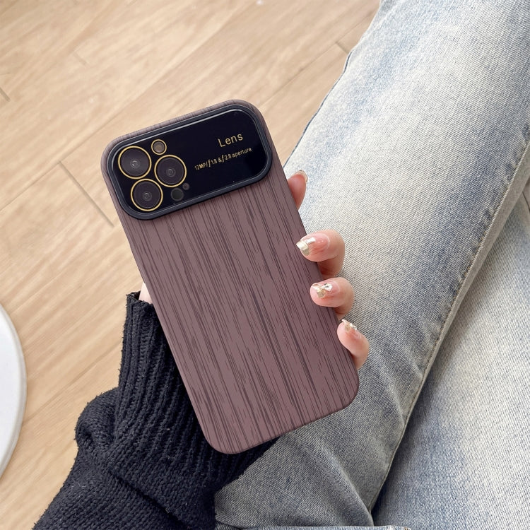 Custodia TPU a grana di legno per iPhone