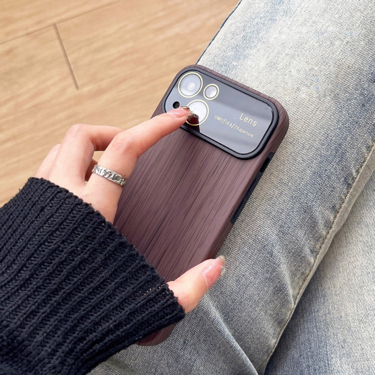 Custodia TPU effetto legno per iPhone compatibili