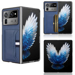 Litchi Texture Slot per schede Cover posteriore Custodia per telefono, For Tecno Phantom V Flip2, For Tecno Phantom V Fold2, For Tecno Phantom V Fold