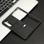 Custodia Litchi con slot carte per Samsung Galaxy Z Fold5