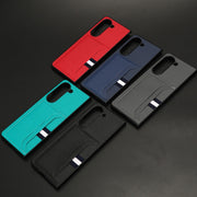 Custodia Litchi con slot carte per Samsung Galaxy Z Fold5
