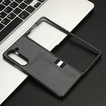 Custodia Litchi con slot carte per Samsung Galaxy Z Fold5