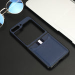 Custodia Litchi con slot carte per Samsung Galaxy Z Fold5