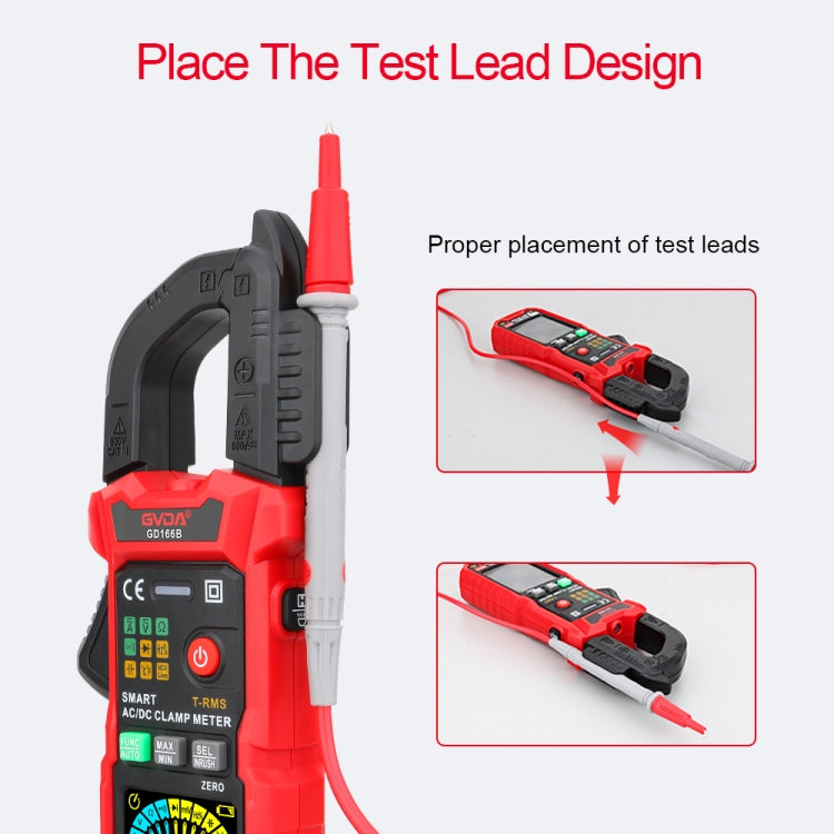 Il multimetro a pinza digitale GVDA GD166B supporta DC, GD166B