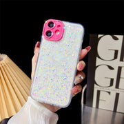 Custodia glitter TPU per iPhone 12 e 11