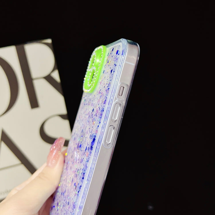 Custodia glitter in TPU per iPhone 12 e 11