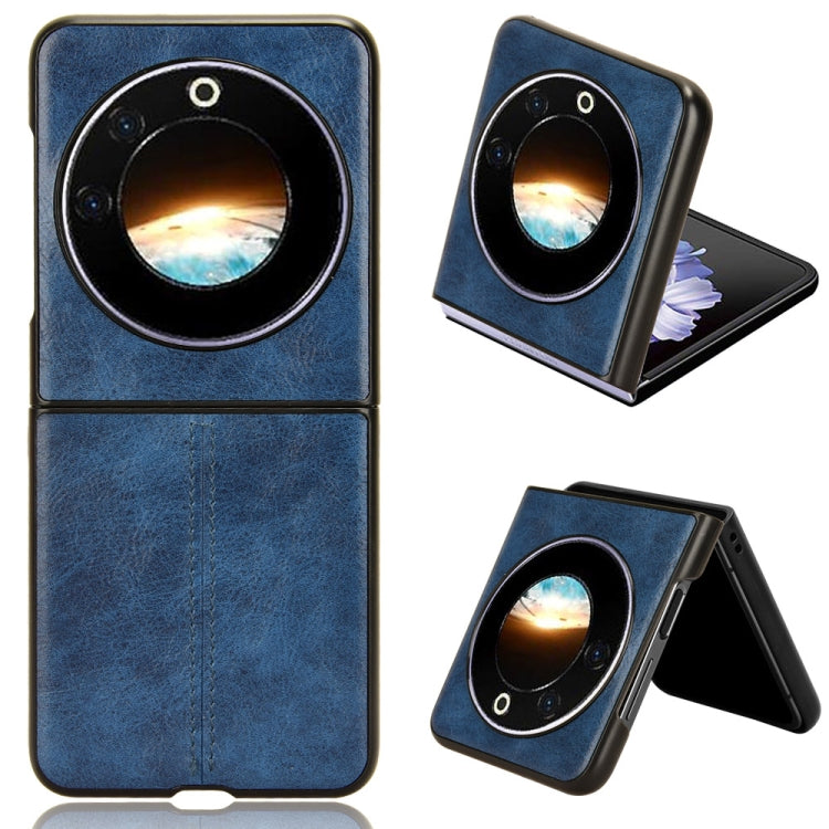 Cassa del telefono della copertura posteriore di cucito del modello della mucca, For Tecno Phantom V Flip2, For Tecno Phantom V Fold2, For Tecno Phantom V Flip, For Tecno Phantom V Fold