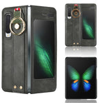Custodia in pelle con cinturino per Samsung Galaxy Z Fold2 5G