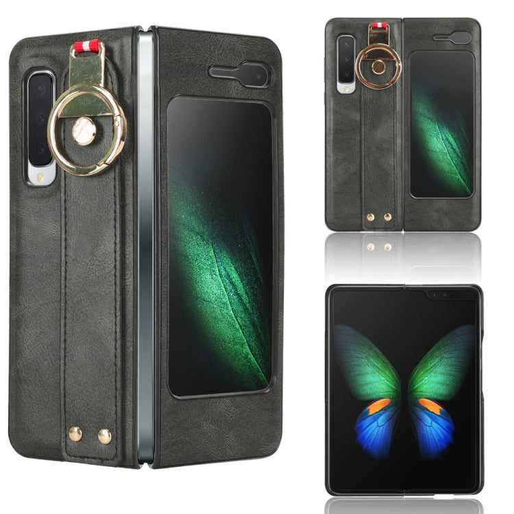 Custodia in pelle con cinturino per Samsung Galaxy Z Fold2 5G