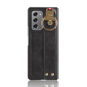 Custodia in pelle con cinturino per Samsung Galaxy Z Fold2 5G