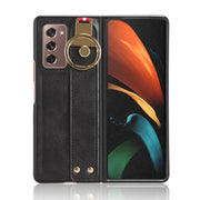 Custodia in pelle con cinturino per Samsung Galaxy Z Fold2 5G