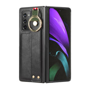 Custodia in pelle con cinturino per Samsung Galaxy Z Fold2 5G
