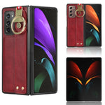 Custodia in pelle con cinturino per Samsung Galaxy Z Fold2 5G