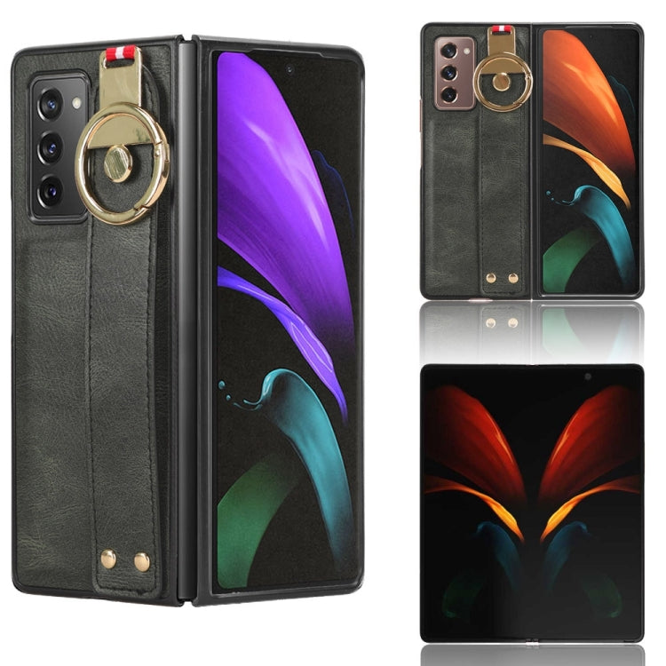 Custodia in pelle con cinturino per Samsung Galaxy Z Fold2 5G
