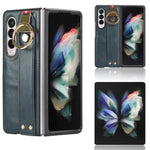 Custodia posteriore in pelle con cinturino per Samsung