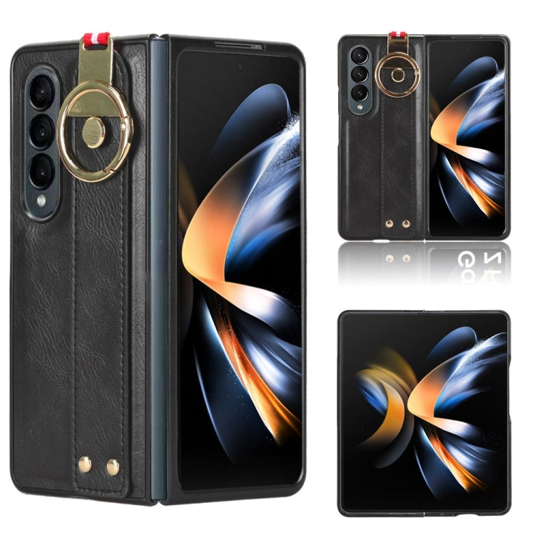 Custodia in pelle con cinturino per Samsung Galaxy Z Fold4