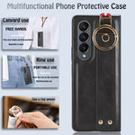 Custodia in pelle con cinturino per Samsung Galaxy Z Fold4