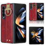 Custodia in pelle con cinturino per Samsung Galaxy Z Fold4