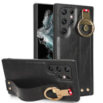 Custodia posteriore in pelle con cinturino per Samsung Galaxy Z F