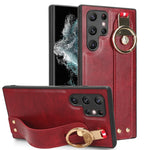 Custodia posteriore in pelle con cinturino per Samsung Galaxy Z F