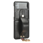 Custodia posteriore in pelle con cinturino per Samsung Galaxy Z F