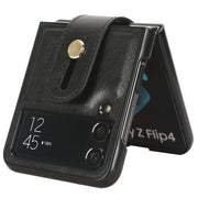 Custodia posteriore in pelle con cinturino per Samsung Galaxy Z F