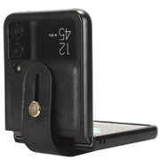 Custodia posteriore in pelle con cinturino per Samsung Galaxy Z F