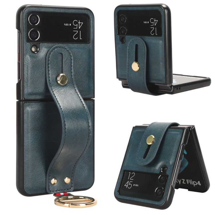 Custodia posteriore in pelle con cinturino per Samsung Galaxy Z F