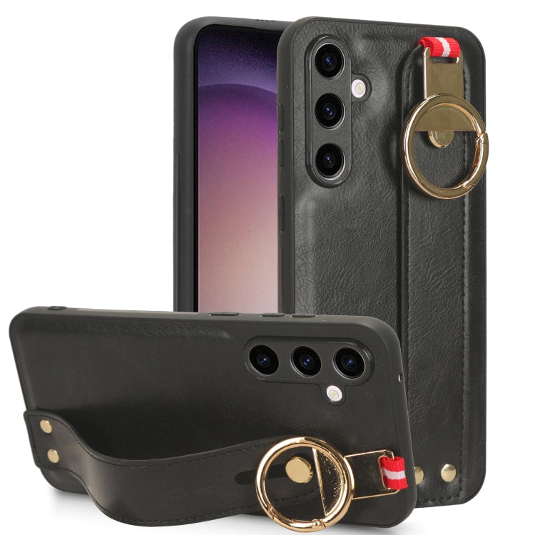 Custodia posteriore in pelle con cinturino per Samsung Galaxy Z F