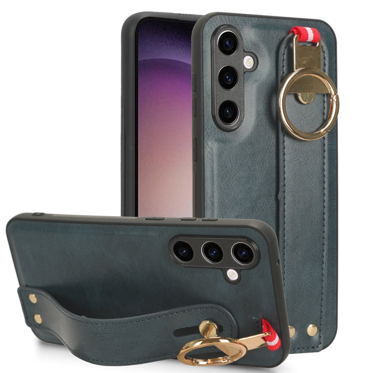 Custodia posteriore in pelle con cinturino per Samsung Galaxy Z F