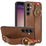 Custodia posteriore in pelle con cinturino per Samsung Galaxy Z F